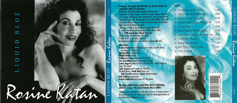 Liquid Blue - CD Cover & Credits
