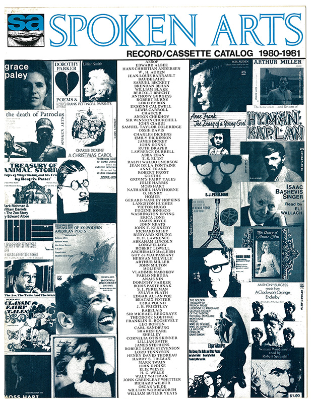 Spoken Arts Catalog 1980-81